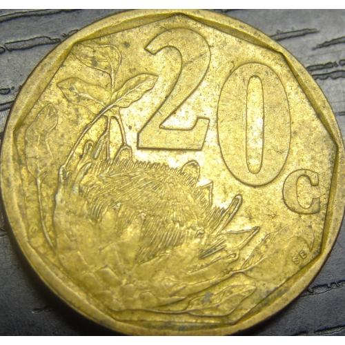 20 центів 1999 Південна Африка
