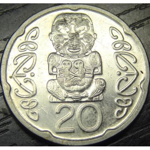 20 центів 2008 Нова Зеландія