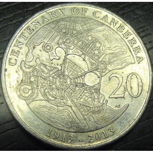 20 центів Австралія 2013 Канберра
