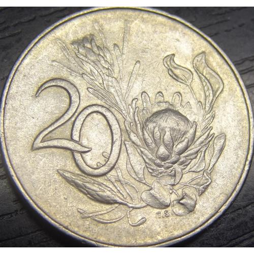20 центів Південна Африка 1965 Suid Afrika