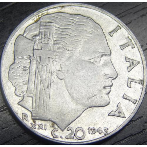 20 чентезімо 1943 Італія