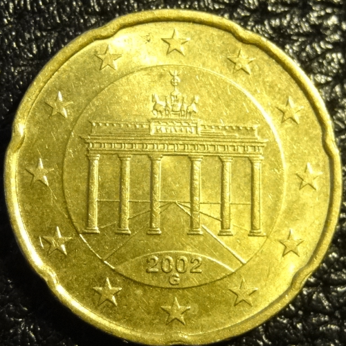 20 євроцентів 2002 G Німеччина
