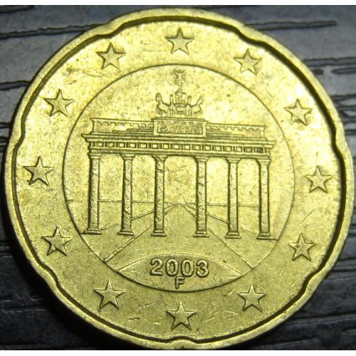 20 євроцентів 2003 F Німеччина