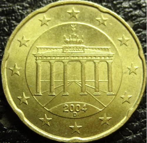 20 євроцентів 2004 D Німеччина