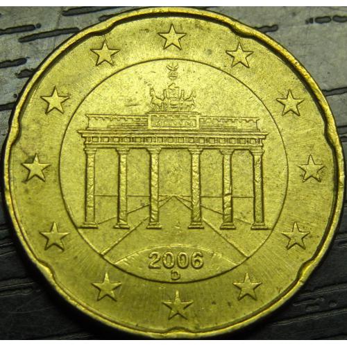 20 євроцентів 2006 D Німеччина