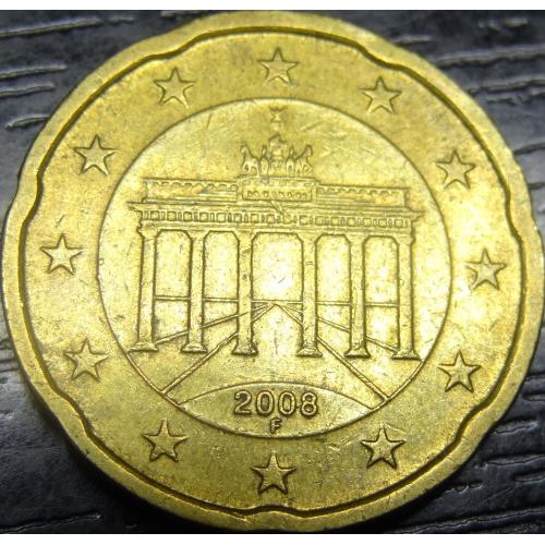 20 євроцентів 2008 F Німеччина