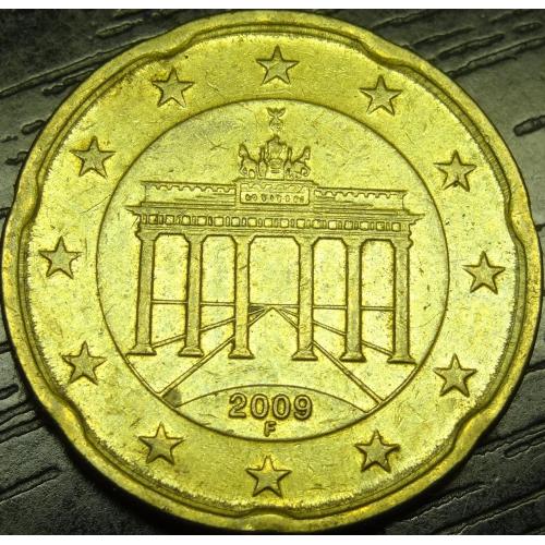 20 євроцентів 2009 F Німеччина