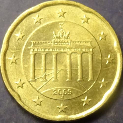 20 євроцентів 2009 J Німеччина