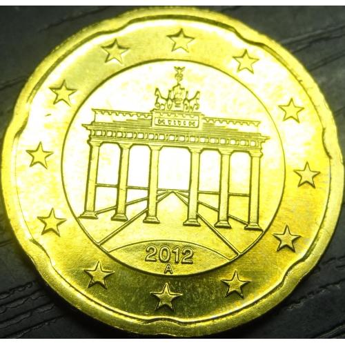 20 євроцентів 2012 A Німеччина UNC