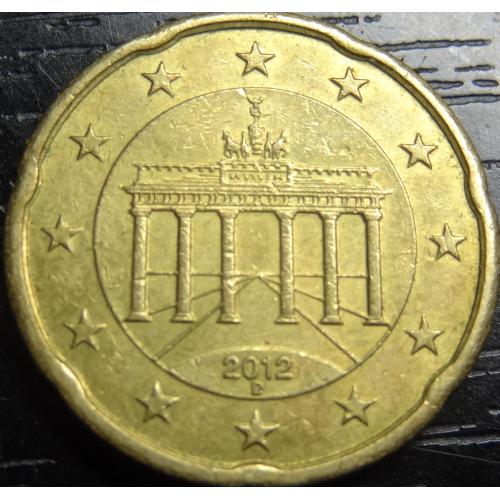 20 євроцентів 2012 D Німеччина
