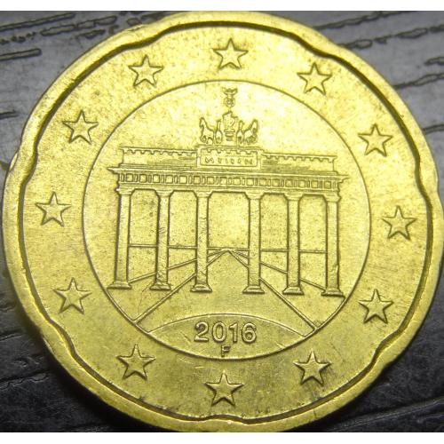 20 євроцентів 2016 F Німеччина
