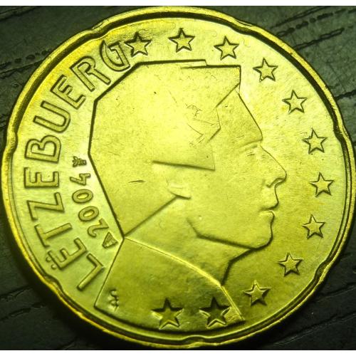20 євроцентів Люксембург 2004 UNC