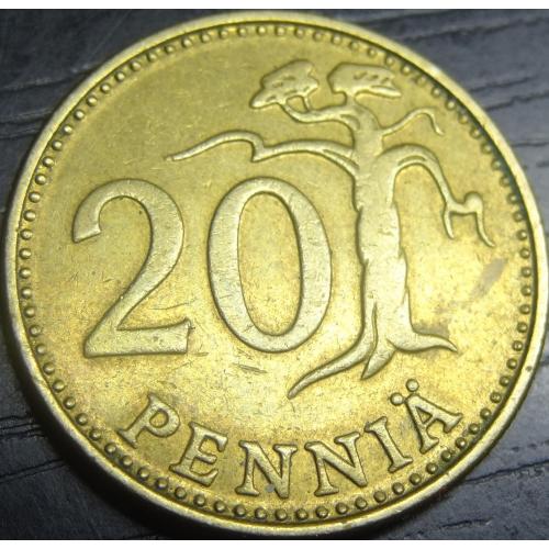 20 пенні 1976 Фінляндія