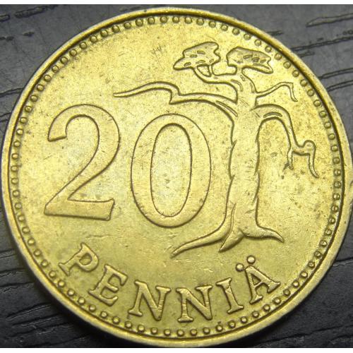 20 пенні 1981 Фінляндія