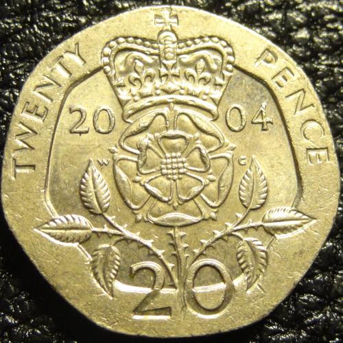 20 пенсів 2004 Британія