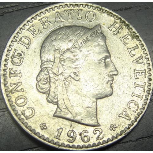 20 рапенів 1962 Швейцарія