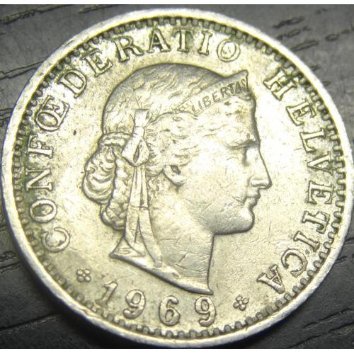 20 рапенів 1969 Швейцарія