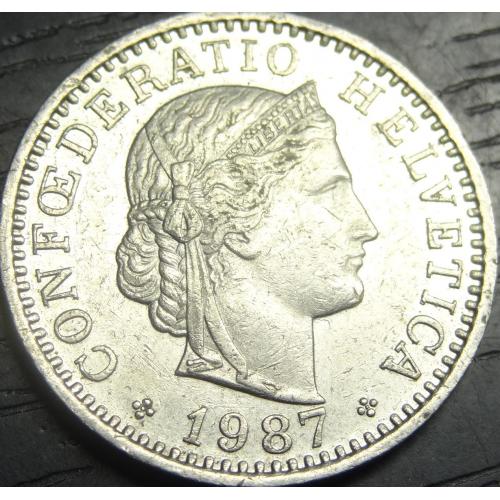 20 рапенів 1987 Швейцарія