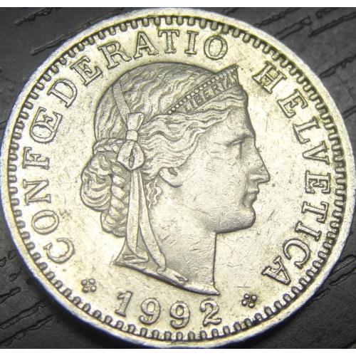 20 рапенів 1992 Швейцарія