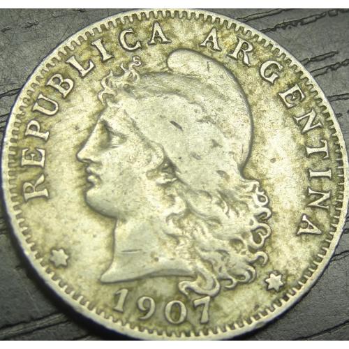 20 сентаво Аргентина 1907