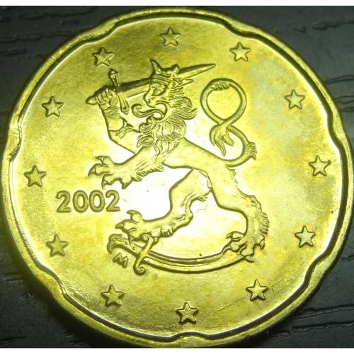 20 євроцентів 2002 Фінляндія UNC
