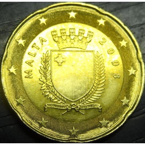 20 євроцентів 2008 Мальта UNC
