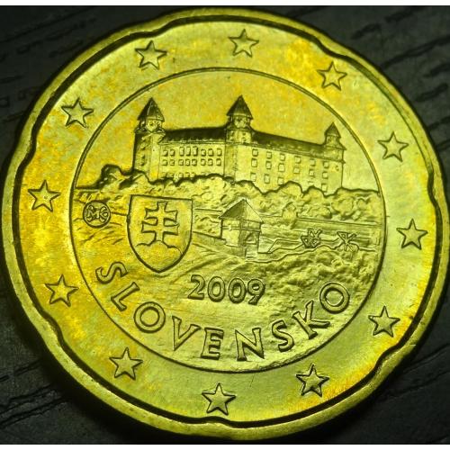 20 євроцентів 2009 UNC Словаччина