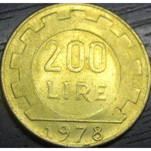 200 лір 1978 Італія