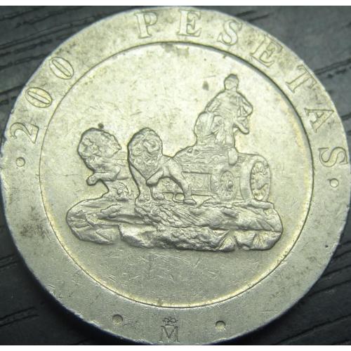 200 песет Іспанія 1990 
