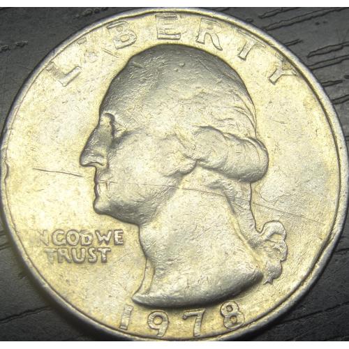 1/4 долара 1978 США