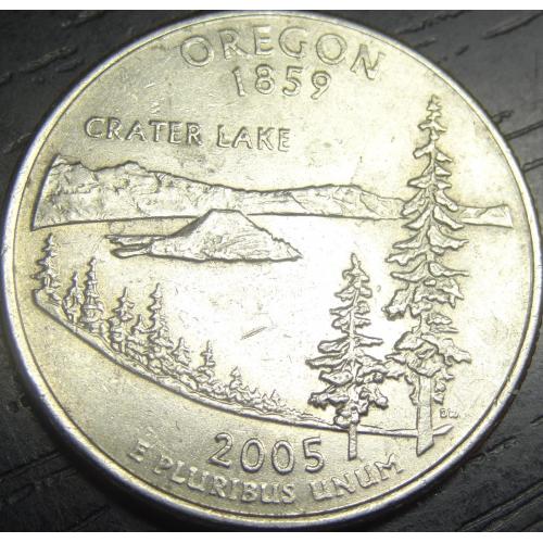1/4 долара 2005 D США Орегон