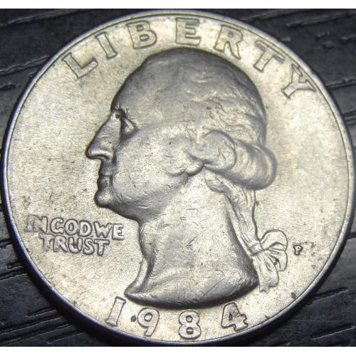 25 центів США 1984 P