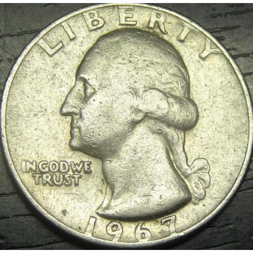 1/4 долара 1967 США