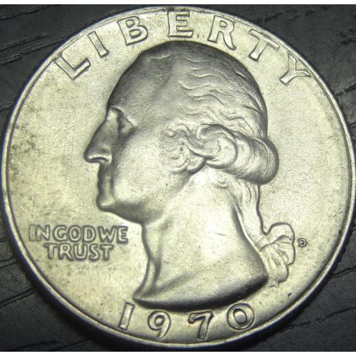 1/4 долара 1970 D США