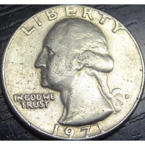25 центів 1971 D США