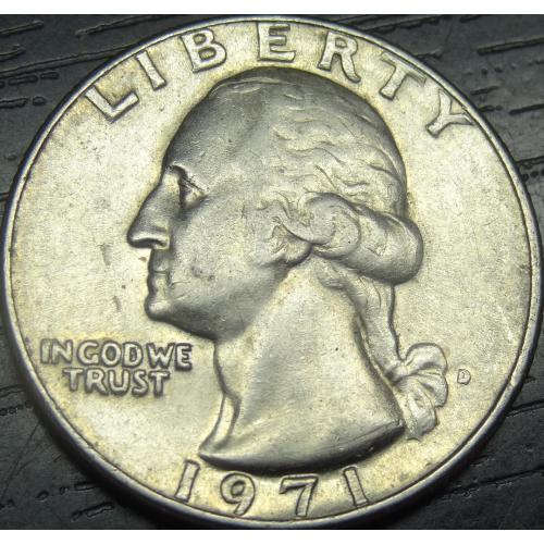 25 центів 1971 D США