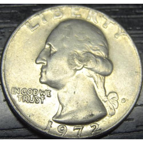 25 центів 1972 D США