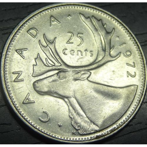 25 центів 1972 Канада