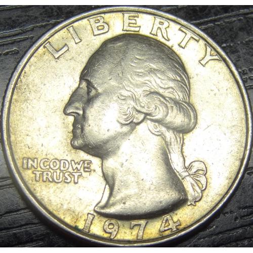 25 центів 1974 США