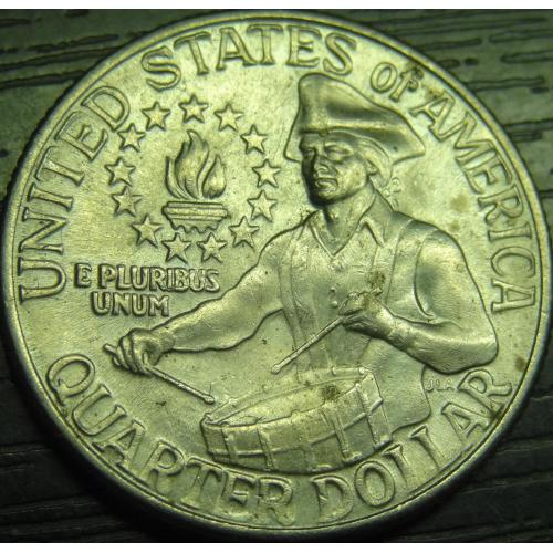25 центів 1976 D США 200 років незалежності