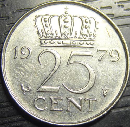 25 центів 1979 Нідерланди