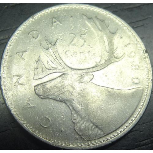 25 центів 1980 Канада