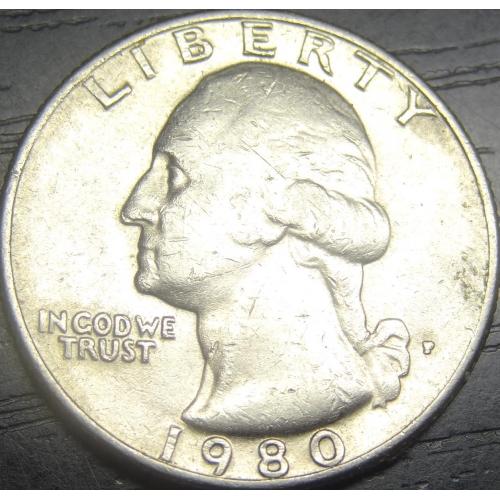 1/4 долара 1980 P США