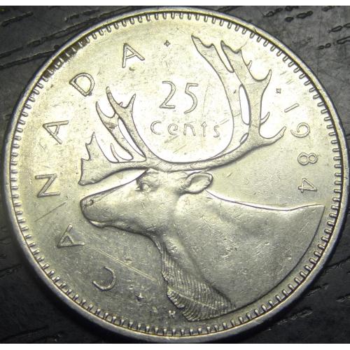 25 центів 1984 Канада