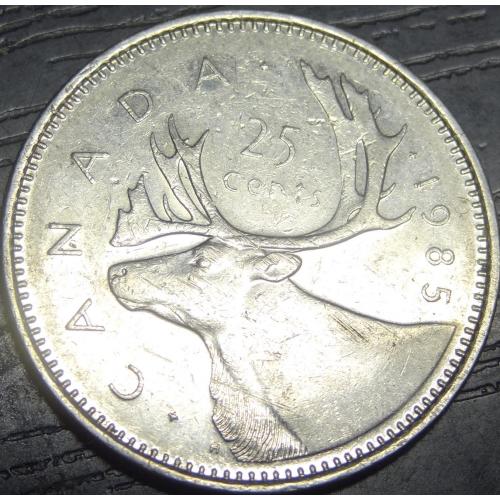 25 центів 1985 Канада