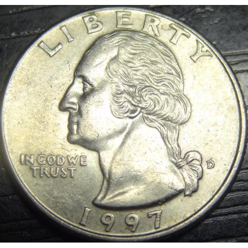 25 центів 1997 D США