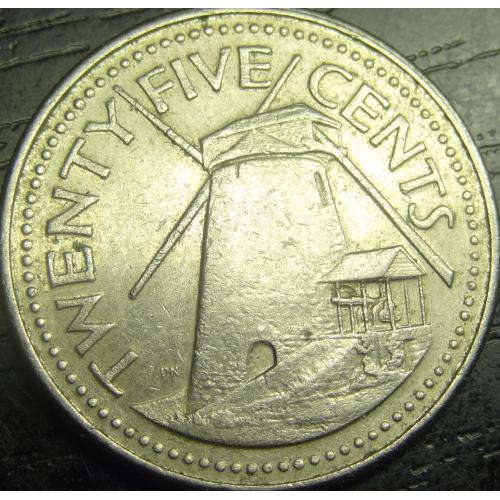 25 центів 2000 Барбадос