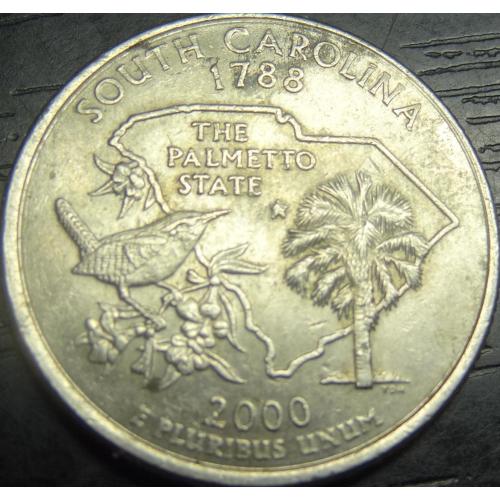 25 центів 2000 D США Південна Кароліна