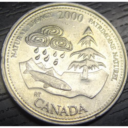 25 центів 2000 Канада - Природна спадщина