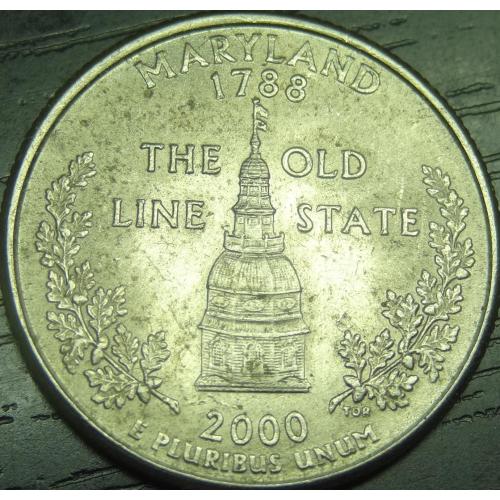 1/4 долара 2000 P США Меріленд